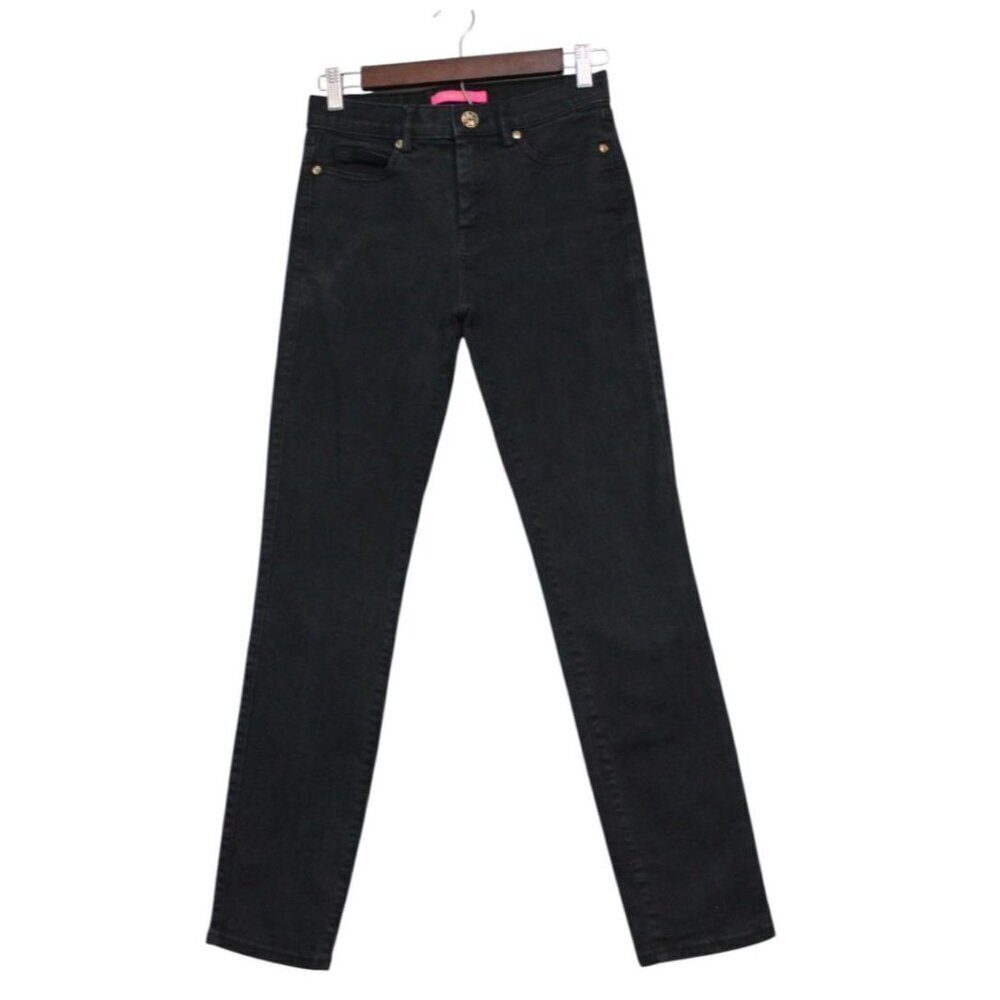 Lilly Pulitzer Jeans Size 2 High Rise Skinny Navy Stretch Denim Preppy